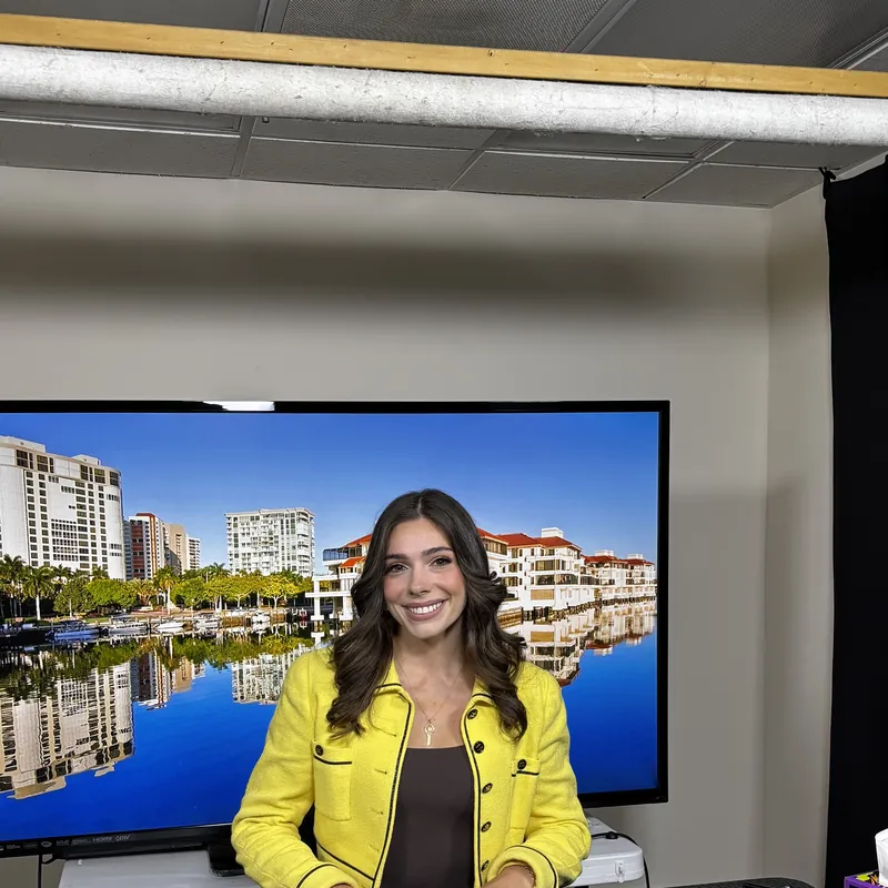 Taylor Price hosting on air